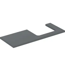GEBERIT ONE BÄNKSKIVA 120 TS REKTANGULÄR HÖGER LAVA