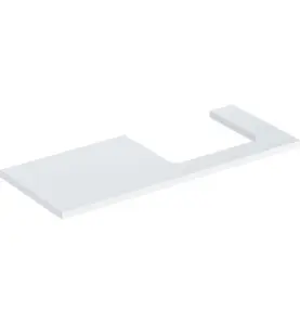 GEBERIT ONE BÄNKSKIVA 120 TS REKTANGULÄR HÖGER VIT BL.