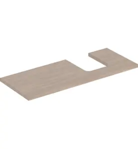 GEBERIT ONE BÄNKSKIVA 120 TS SKÅLFORM HÖGER EK