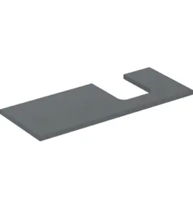 GEBERIT ONE BÄNKSKIVA 120 TS SKÅLFORM HÖGER LAVA
