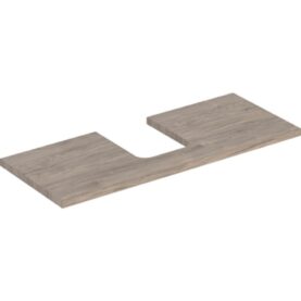 GEBERIT ONE BÄNKSKIVA 120 TS SKÅLFORM MITTEN VALNÖT