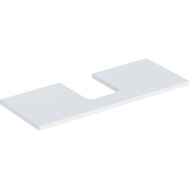 GEBERIT ONE BÄNKSKIVA 120 TS SKÅLFORM MITTEN VIT M