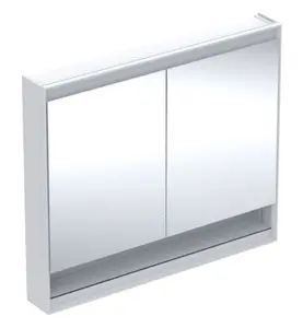GEBERIT ONE SPEGELSKÅP 105 N COMFORTLIGHT 2D NISCH VIT