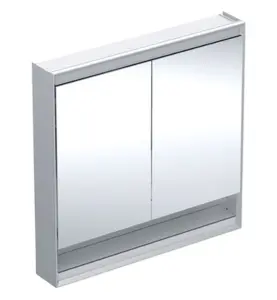 GEBERIT ONE SPEGELSKÅP 90 N COMFORTLIGHT 2D NISCH ALU