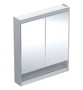 GEBERIT ONE SPEGELSKÅP 75 N COMFORTLIGHT 2D NISCH ALU