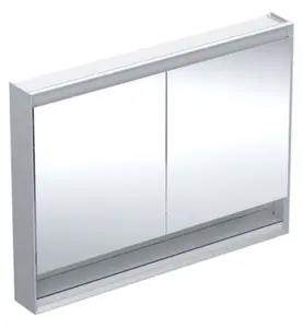 GEBERIT ONE SPEGELSKÅP 120 N COMFORTLIGHT 2D NISCH ALU