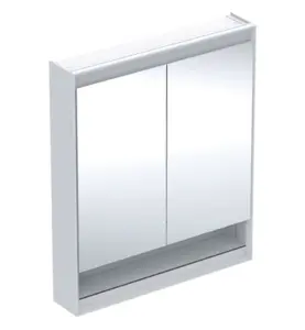 GEBERIT ONE SPEGELSKÅP 75 N COMFORTLIGHT 2D NISCH VIT