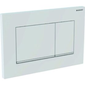 SPOLPLATTA SIGMA 30 DUBBEL MATT VIT, EASY TO CLEAN, GEBERIT