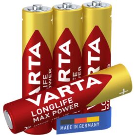 BATTERI LONGLIFE MAX POWER AAA BLISTER 4 -PACK VARTA