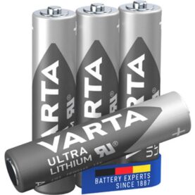 BATTERI ULTRA LITHIUM AAA BLISTER 4-PACK VARTA