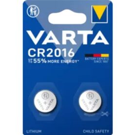 BATTERI LITHIUM KNAPP CR2016 BLISTER 2-PACK VARTA