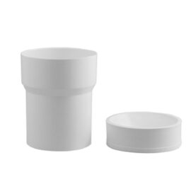 FÖRHÖJNINGSSTOS MED LUKTSTOPP 150X110 VIT FALUPLAST