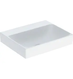 GEBERIT ONE TVÄTTSTÄLL 50X40 REKTANGULÄR U KRANHÅL UV VIT