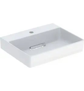 GEBERIT ONE TVÄTTSTÄLL 50X41 REKTANGULÄR M KRANHÅL UH VIT