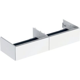 GEBERIT ONE UNDERSKÅP 135 MED TVÅ LÅDOR 135X47 VIT BLANK