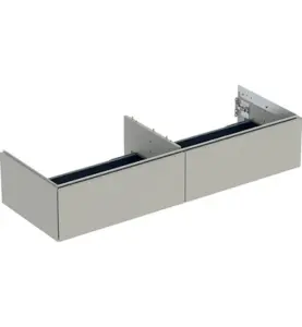 GEBERIT ONE UNDERSKÅP 135 MED TVÅ LÅDOR 135X47 GRÅBEIGE