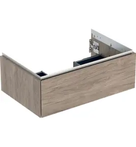 GEBERIT ONE UNDERSKÅP 75 MED EN LÅDA 75X47 VALNÖT