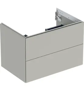 GEBERIT ONE UNDERSKÅP 75 MED TVÅ LÅDOR 75X47 GRÅBEIGE