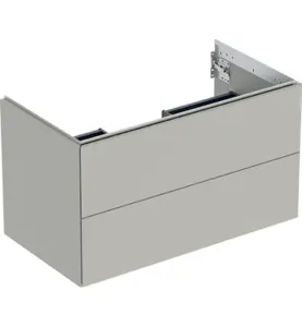 GEBERIT ONE UNDERSKÅP 90 MED TVÅ LÅDOR 90X47 GRÅBEIGE