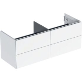 GEBERIT ONE UNDERSKÅP 135 MED 4 LÅDOR 135X47 VIT BLANK