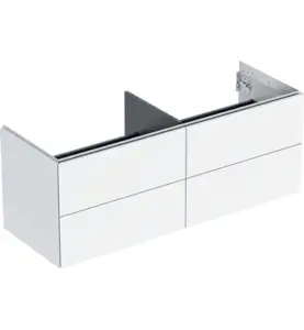 GEBERIT ONE UNDERSKÅP 135 MED 4 LÅDOR 135X47 VIT BLANK