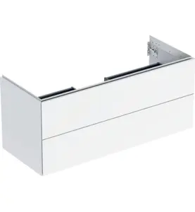 GEBERIT ONE UNDERSKÅP 120 MED TVÅ LÅDOR 120X47 VIT BLANK