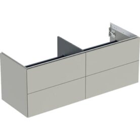 GEBERIT ONE UNDERSKÅP 135 MED 4 LÅDOR 135X47 GRÅBEIGE