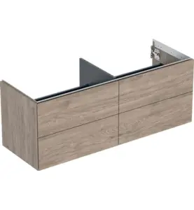 GEBERIT ONE UNDERSKÅP 135 MED 4 LÅDOR 135X47 VALNÖT