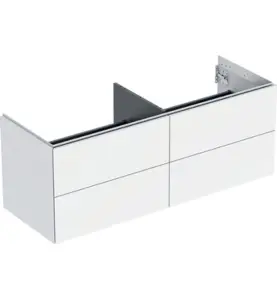 GEBERIT ONE UNDERSKÅP 135 MED 4 LÅDOR 135X47 VIT MATT