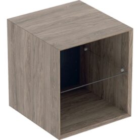 GEBERIT ONE SIDOELEMENT 45 ÖPPET SIDOSKÅP VALNÖT