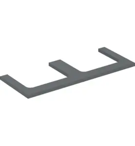 GEBERIT ONE BÄNKSKIVA 120 2XTS, REKTANGULÄR LAVA