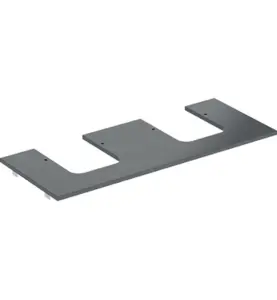 GEBERIT ONE BÄNKSKIVA 120 2XTS SKÅLFORM STENGODS SV