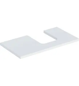 GEBERIT ONE BÄNKSKIVA 90 TS SKÅLFORM HÖGER VIT M
