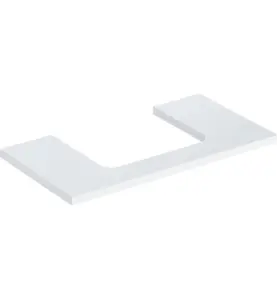 GEBERIT ONE BÄNKSKIVA 90 TS REKTANGULÄR MITTEN VIT BL.