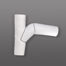 GRENRÖRSTOMME SACPARTS 100 MM X 88° ENKELGREN VIT