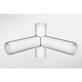 GRENRÖRSTOMME SACPARTS 100 MM X 90° HÖRNGREN VIT