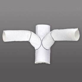 GRENRÖRSTOMME SACPARTS 100 MM X 88° HÖRNGREN VIT