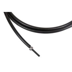 FRÄSAXEL 8 MM, 10 METER INKLUSIVE HÖLJE SVART