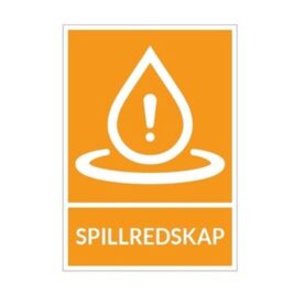 SPILLREDSKAP SKYLT A4 210X297MM PLÅT INDUSAFE