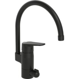 KÖKSBLANDARE VEGA DWV, 3S ENERGIKLASS B, SKÅLL-SKYDD VIA KNAPP, MATT SVART ORAS