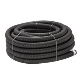 PE DRÄNERINGSRÖR SVART 92X80 50 METER