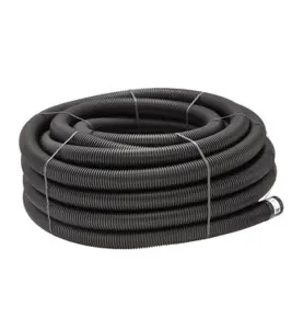 PE DRÄNERINGSRÖR SVART 126X113 50 METER