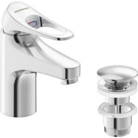 TVÄTTSTÄLLSBLANDARE 9000XE 3/8" MED PUSH-DOWN VENTIL 4,8 L/MIN KROM FMM