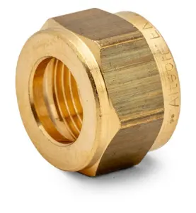 KOPPLINGSMUTTER 10 MM INVÄNDIG GÄNGA DZR MÄSSING ALTECH