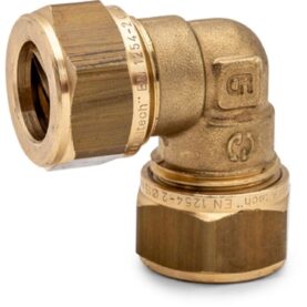 VINKELKOPPLING 10 MM 2 X KLÄMRING DZR MÄSSING ALTECH