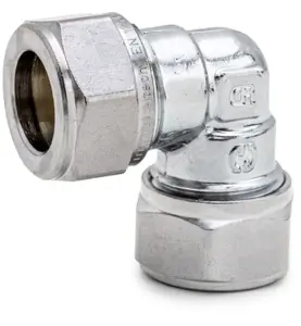 VINKELKOPPLING 10 MM 2 X KLÄMRING FÖRKROMAD DZR MÄSSING ALTECH