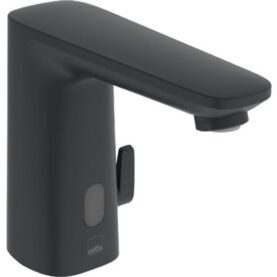 TVÄTTSTÄLLSBLANDARE ELECTRA SENSORSTYRD BLYFRI, 3V, SAFETY,SKÅLLSKYDD, 3S, MATT SVART ORAS