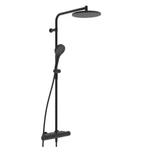 TAKDUSCHPAKET OPTIMA STYLE 150CC, SVÄNGBAR/KAPBAR SVART ORAS