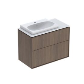 MÖBELPAKET SENSE ART 90 VALNÖT MED BÄNKSKIVA/LAY-ON TVÄTTSTÄLL VÄNSTER IFÖ