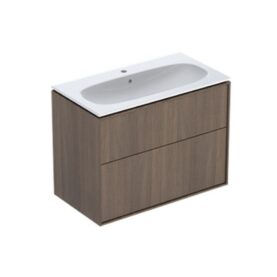 MÖBELPAKET SENSE ART SLIM 90 VALNÖT TVÅ LÅDOR IFÖ